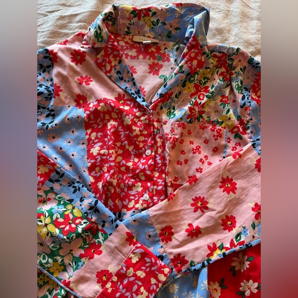TOPSHOP patchwork pajamas set - Picture 7 of 10